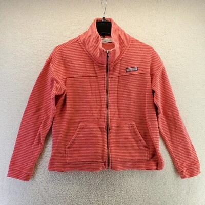 Suéter Vineyard Vines de lana a rayas con cremallera completa para mujer talla XS bolsillos algodón Foto 1 de 4