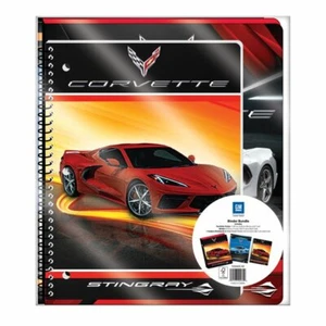 Chevy Corvette Schreibwaren Konvolut, 3-Ring, 1" Ordner, Spiral Notizbuch, Ordner - Bild 1 von 3