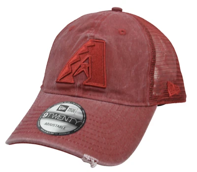 Arizona Diamondbacks New Era 9TWENTY Relaxed MLB Tonal Washed Red Adjustable Hat Foto 1 de 4