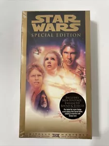 SEALED NEW Star Wars (VHS, 1997, Special Edition) Vintage Blockbuster 1998 R1 - Picture 1 of 5