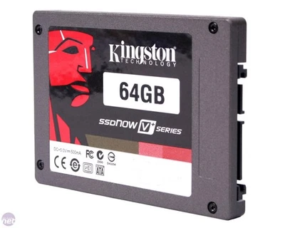 KINGSTON 64GB SATA II 2.5" Inch Solid State SSD Drive Now 100 SV100S2/64G - Image 1 of 2