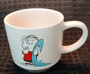 Hallmark Erdnüsse Linus Keramik Rosen sind rote Decken sind blau 16 Unzen Becher Tasse - Bild 1 von 9