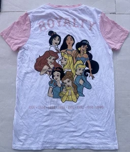 Disney x Cakeworthy Womens T Shirt Medium Princess Snow White Cinderella Bell - Picture 1 of 6