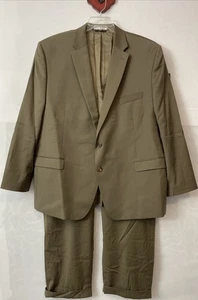 Ralph Lauren Mens Brown 100% Wool Formal 50R Jacket & 50x29 Pant Suit Set! AZ16 - Picture 1 of 16