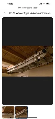 Escalera Werner 17’ multiposición 300 lb escalera  Foto 1 de 4