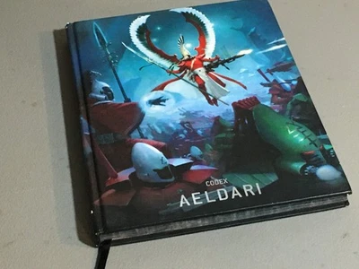 BOOK WARHAMMER 40K CODEX AELDARI 9TH EDITION 2022 HARDBACK USED LIMITED DMG - Image 1 of 4