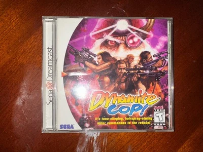 Dynamite Cop (Sega Dreamcast, 1999) - Estuche completo y manual - Probado Foto 1 de 4