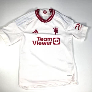 Adidas Manchester United 2023/24 Terza Maglia - Uomo Utd - Ragazzo Taglia 11-12 Anni - Foto 1 di 4
