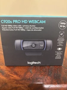 Logitech C920s Pro 1080p HD / 30fps Webcam with Privacy Shutter - Black - Photo 1/2