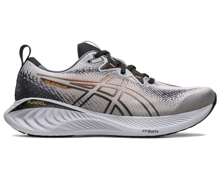 Zapatos para correr ASICS Gel-Cumulus 25 para hombre, sábana roca/sol melocotón talla EE. UU. 7,5 Foto 1 de 4