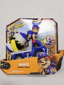 Paw Patrol Rubble & Crew Mix's Mixing Truck Vehicle Toy Spin Master Nickelodeon - Picture 1 of 6