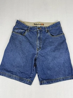 Timberland Pro Series Denim Wash Pantalones cortos de carpintero de algodón azul para hombre Talla 34 Foto 1 de 4