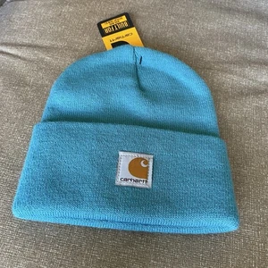 Carhartt Jugend 8" x 8" Acryl Uhr Manschette Beanie Mütze - Blue Moon (USA) - Bild 1 von 3