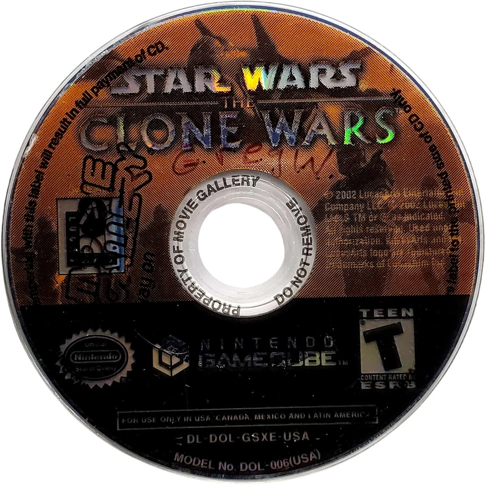 Star Wars Clone Wars - Nintendo Gamecube Tested Authentic 180 Day Guarantee - Image 1 of 1