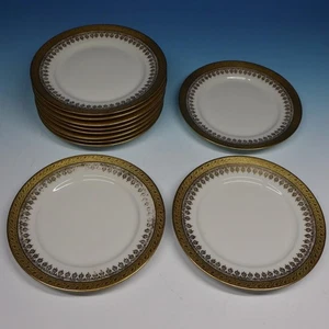 Haviland Limoges Francia - Decorado en oro - 11 platos de pan - 61/4 pulgadas - Imagen 1 de 6