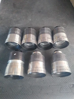 BELL & HOWELL 16mm SUPER D PROVAL 2" f/1.4 , f/1.2, f/1.6 Lens USED - Image 1 of 4