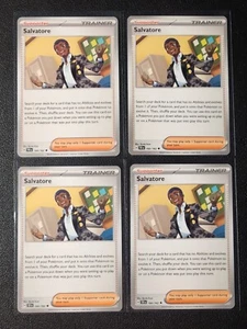 4x Salvatore 160/162 Pokemon card SV Temporal Forces uncommon NM - Picture 1 of 1