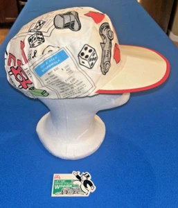 McDonald's Employee Monopoly Hat and Pin Let Me Make You A Winner 1987 - Picture 1 of 18