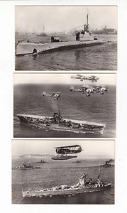 6 x REAL Photo BRITISH NAVY ARMED FORCES WW11 - postcard size photos - Picture 1 of 3