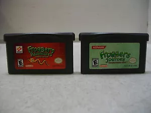 NINTENDO GAMEBOY ADVANCE FROGGERS ADVENTURES & JOURNEY GAMES - Picture 1 of 1