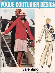 Vogue Couturier Design Gr. 8-16 Nähen V1093 Schnitt Vintage wunderschön Sammlerstück - Bild 1 von 2