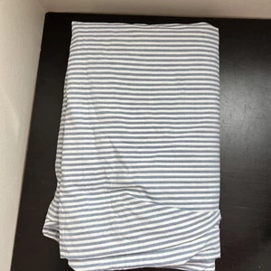 IKEA Nyponros Twin Blue & White Stripe Duvet Cover 62x82” 100% Cotton EUC - Picture 1 of 7