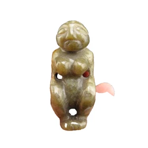 China,old jade,Hongshan culture,collectibles,hetian jade,rare Apollo,pendant K85 - Picture 1 of 5