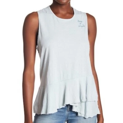 Sundry 153252 Women's Sundry Keep It Simple Peplum Tank Sz. 2 (Medium) - Image 1 of 3