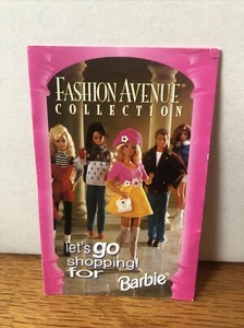 Vintage 1995 Barbie Fashion Avenue Collection Opuscolo Catalogo volantini mattel - Foto 1 di 4