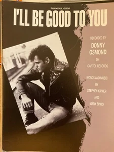 Donny Osmond I'll Be Good To You '89 7 Seiten Neu Vintage Noten - Bild 1 von 2
