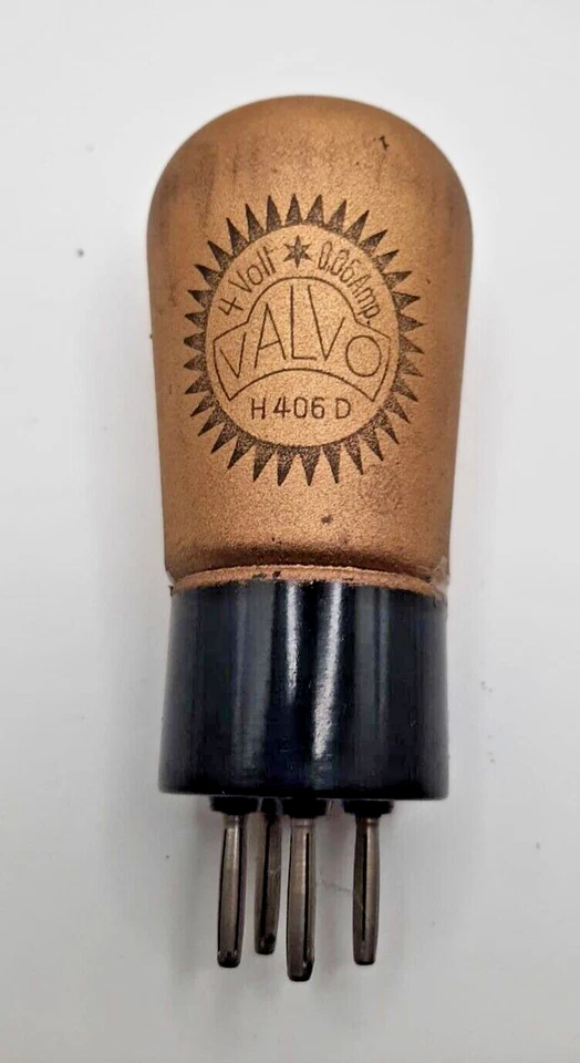 Valvo H406D  Röhre  historische Radioröhre Sammlerröhre tube selten Rarität - Bild 1 von 1