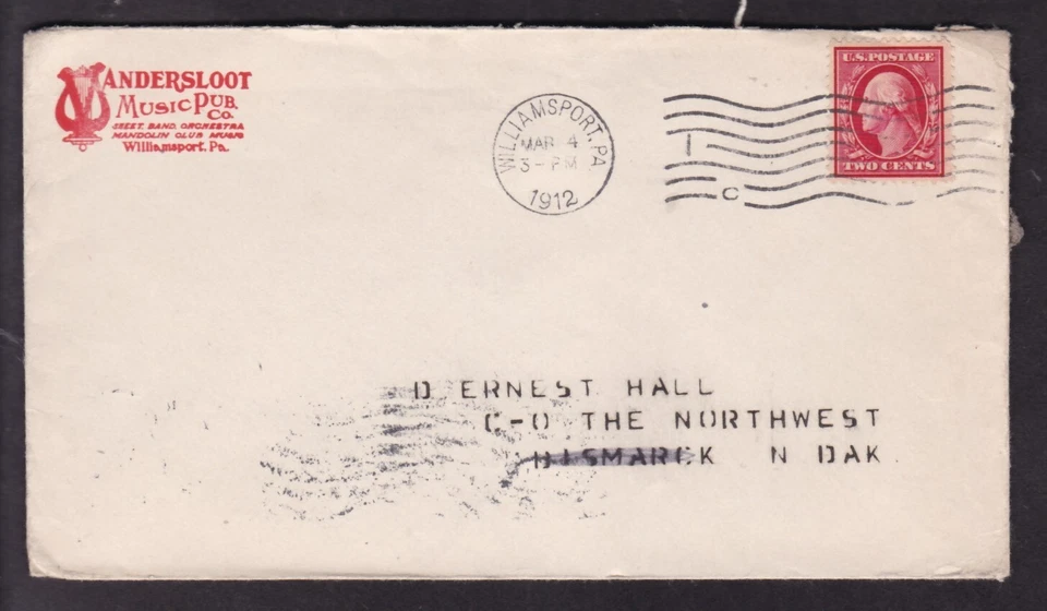 WILLIAMSPORT, PA., 1912, ANDERSLOOT MUSIC PUB. CO. - Image 1 of 1