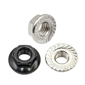 Flanged Nuts Serrated Flange Nut Metric M3 M4 M5 M6 - Picture 1 of 17