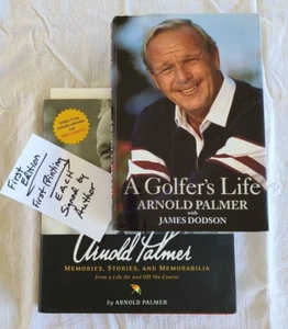 Paar (2) Hardcover ARNOLD PALMER 1. Auflage SIGNIERT vom AUTOR - Bild 1 von 24