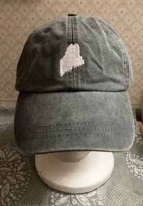 Baseballmütze Maine Gürtel Kuhdesign grün weiß Patch Logo Mütze Einheitsgröße - Bild 1 von 5