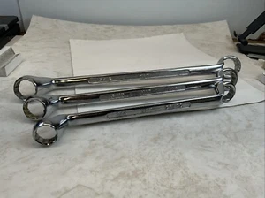 MIT Brand 3pc 3/4x25/32, 13/16x7/8, & 15/16x1in. Offset Box End Wrenches, China - Picture 1 of 10