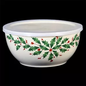 Lenox American by Design Holiday Servieren & Aufbewahren Schüssel mit Deckel 32 Oz. - Bild 1 von 8
