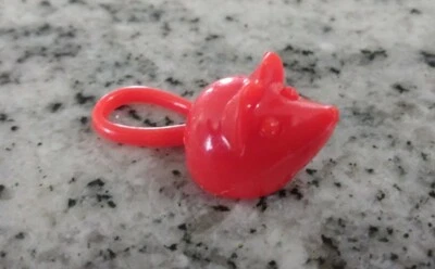 鼠标陷阱红色鼠标令牌 04657 替换游戏部件 Pawn Mover 1986  — 第 1/3 张图片