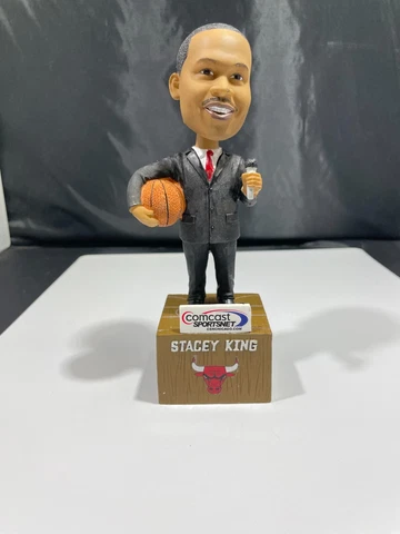 Stacey King Talking Bobblehead Chicago Bulls NBA Basketball Box Cover