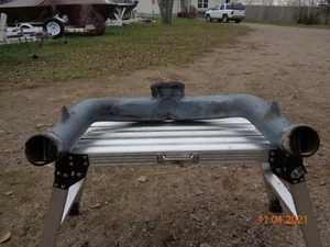 YAMAHA STERNDRIVE BOAT Y PIP EXHAUST WITH GOOD SHUTTERS - Picture 1 of 5