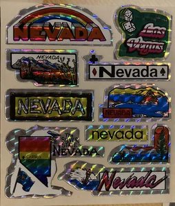 Vintage 80er Jahre Prisma Stickerbogen "Nevada" - Bild 1 von 1