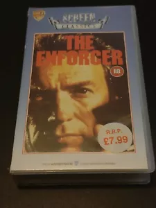 CLINT EASTWOOD THE ENFORCER VHS FREE POSTAGE - Picture 1 of 3