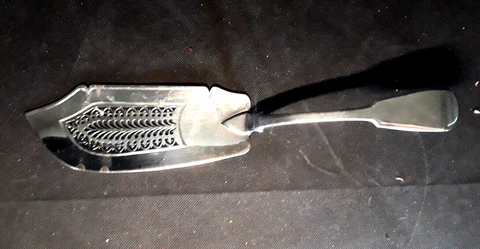 William Bateman c. 1830 Sterling Silver Fish Server Cover
