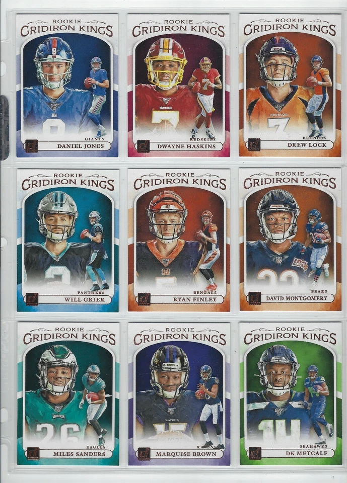 2019 DONRUSS ROOKIE GRIDIRON KINGS COMPLETE YOUR SET  (19 DFRGK) - Image 1 of 1