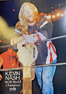 Magazine Illustration Pro Wrestler Kevin Nash WCW World Champion 1998 - Picture 1 of 1