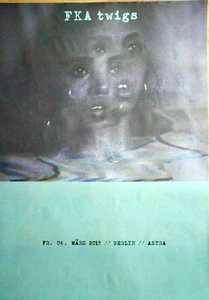 FKA TWIGS 2015 BERLIN - orig. Concert Poster - Konzert Plakat - DIN A1 - Picture 1 of 1