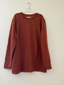 St. Johns Bay Orange Pullover Long Sleeve Super Soft Sweater - Mens XLT - Picture 1 of 3