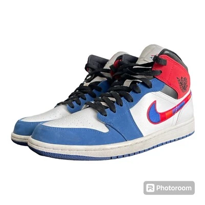 Nike Air Jordan 1 Mid SE 'Multicolor Swoosh' 852542-146 Para hombres Talla 10 Con Caja Foto 1 de 4