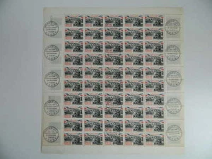 planche 50 Timbres tampon PREMIER JOUR Victoire de la Marne Taxis GAGNY 1964 - Imagen 1 de 3