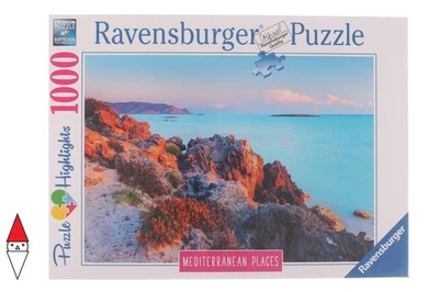 PUZZLE PAESAGGI RAVENSBURGER MARE E OCEANO MEDITERRANEAN GREECE 1000 PZ - Immagine 1 di 2